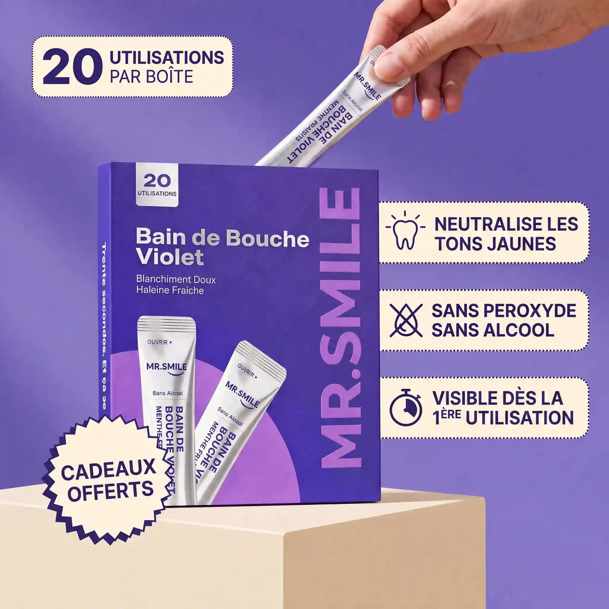 MR.SMILE Coffret Hero - Neutralise les tons jaunes